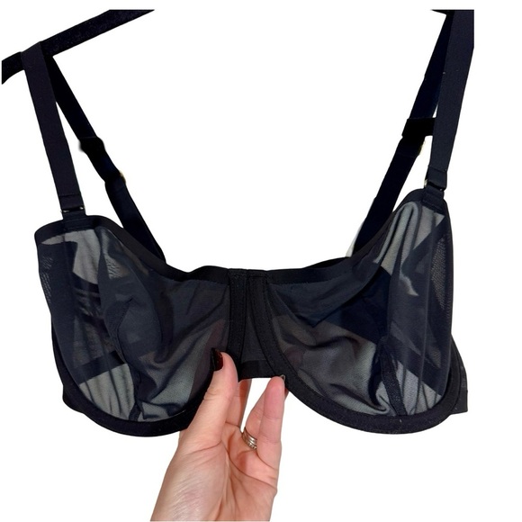 CUUP The Balconette Mesh Bra Black 34F- Still Full Price - Picture 5 of 9